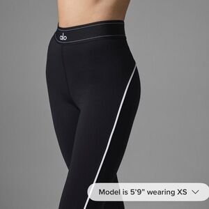 Alo airlift high-waist suit up legging in black/white